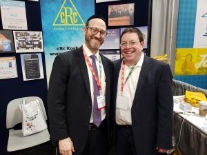 Two Rabbis Pose for Photo at Kosherfest 2019