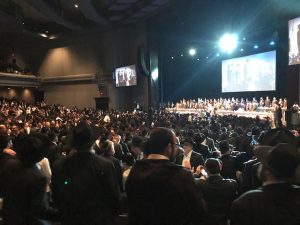 Auditorium of Rabbis at Siyum Hashas